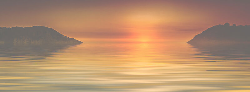 Simple red/orange sunset